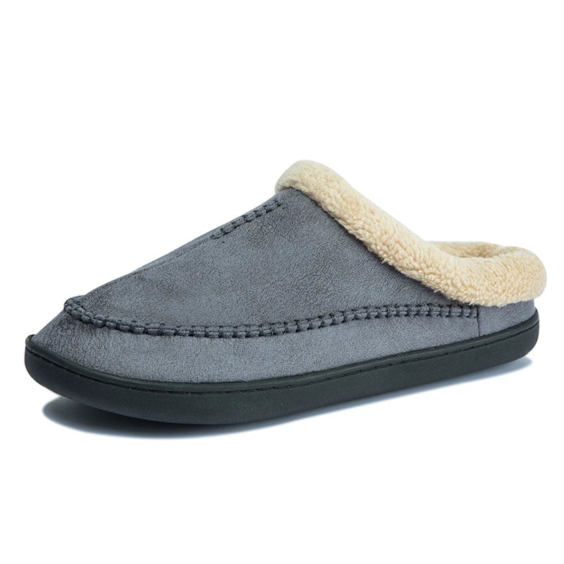 Wildleder-Slipper | Ultra bequeme Hausschuhe