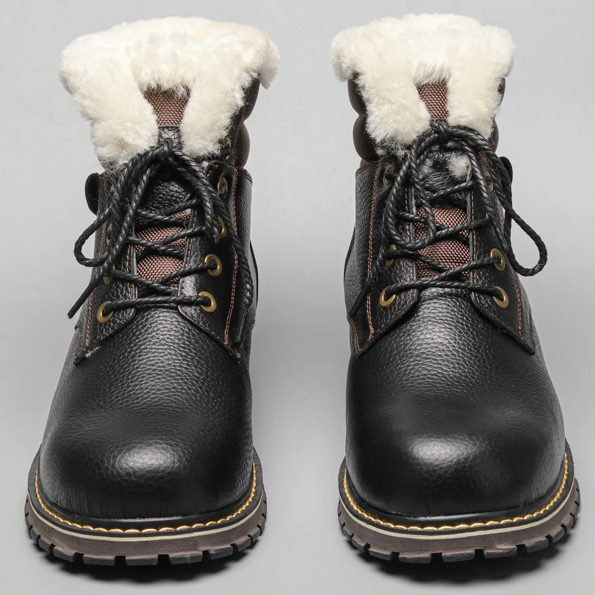 Winterstiefel aus Leder | Mit herrlich warmem Wollfutter