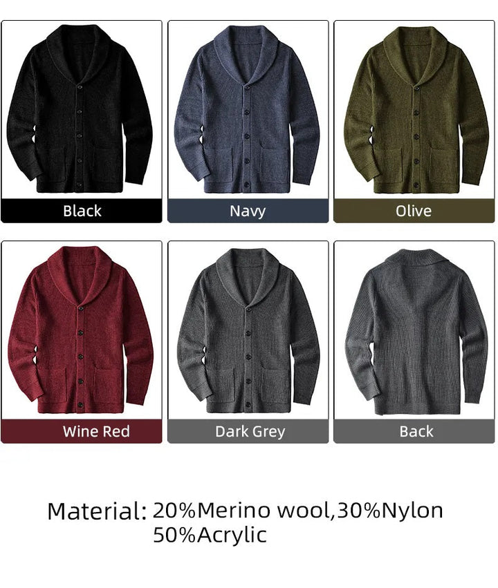 Rens Strickjacke aus Merinowolle | Geknoteter Cardigan