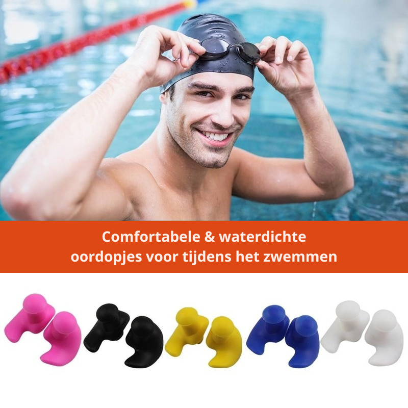 AquaGuard Schwimm-Ohrstöpsel | Halten Sie Ihre Ohren beim Schwimmen trocken und angenehm
