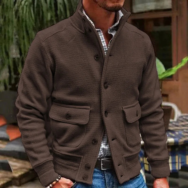 Sander Weste | Trendiger Cardigan mit praktischen Taschen