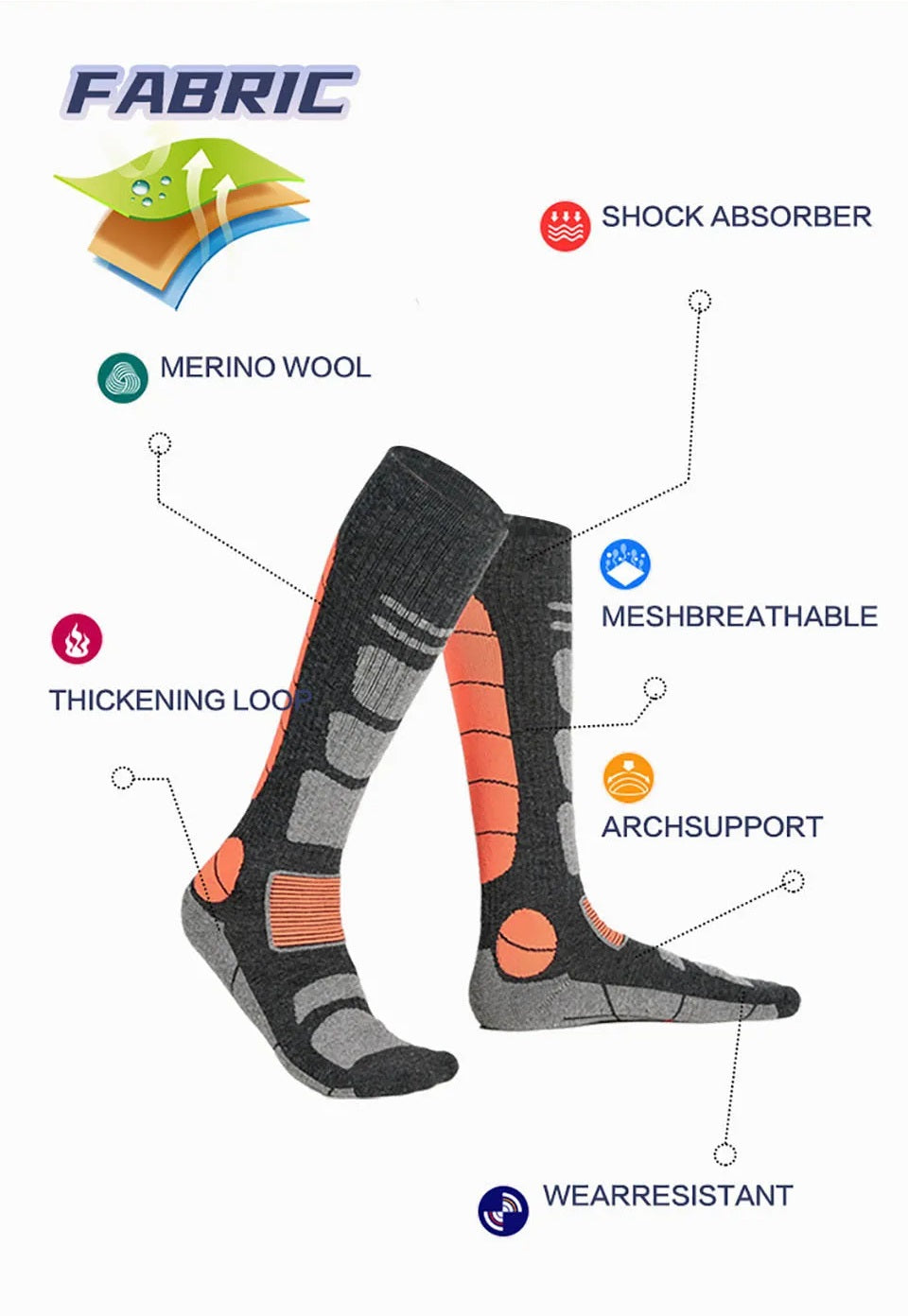 alpine Wärme Socken | Kuschelige Wintersocken