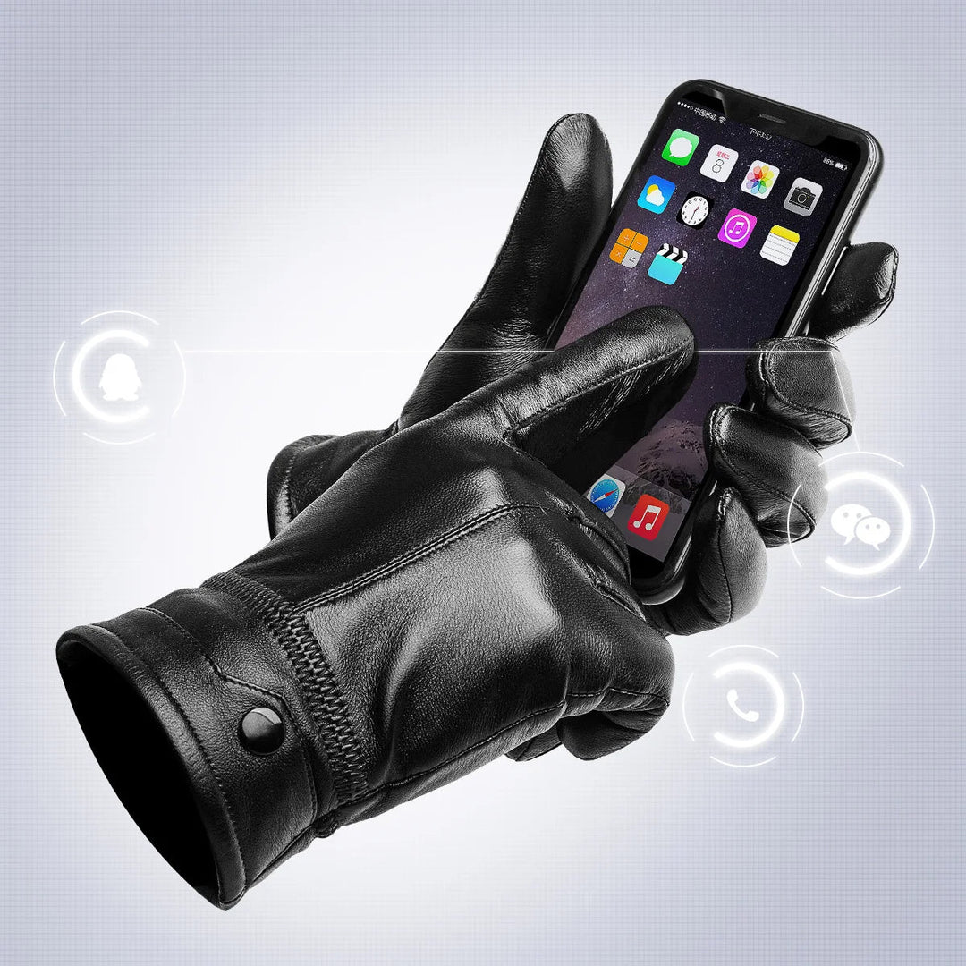 Leather gloves | 100% touchscreen-safe!