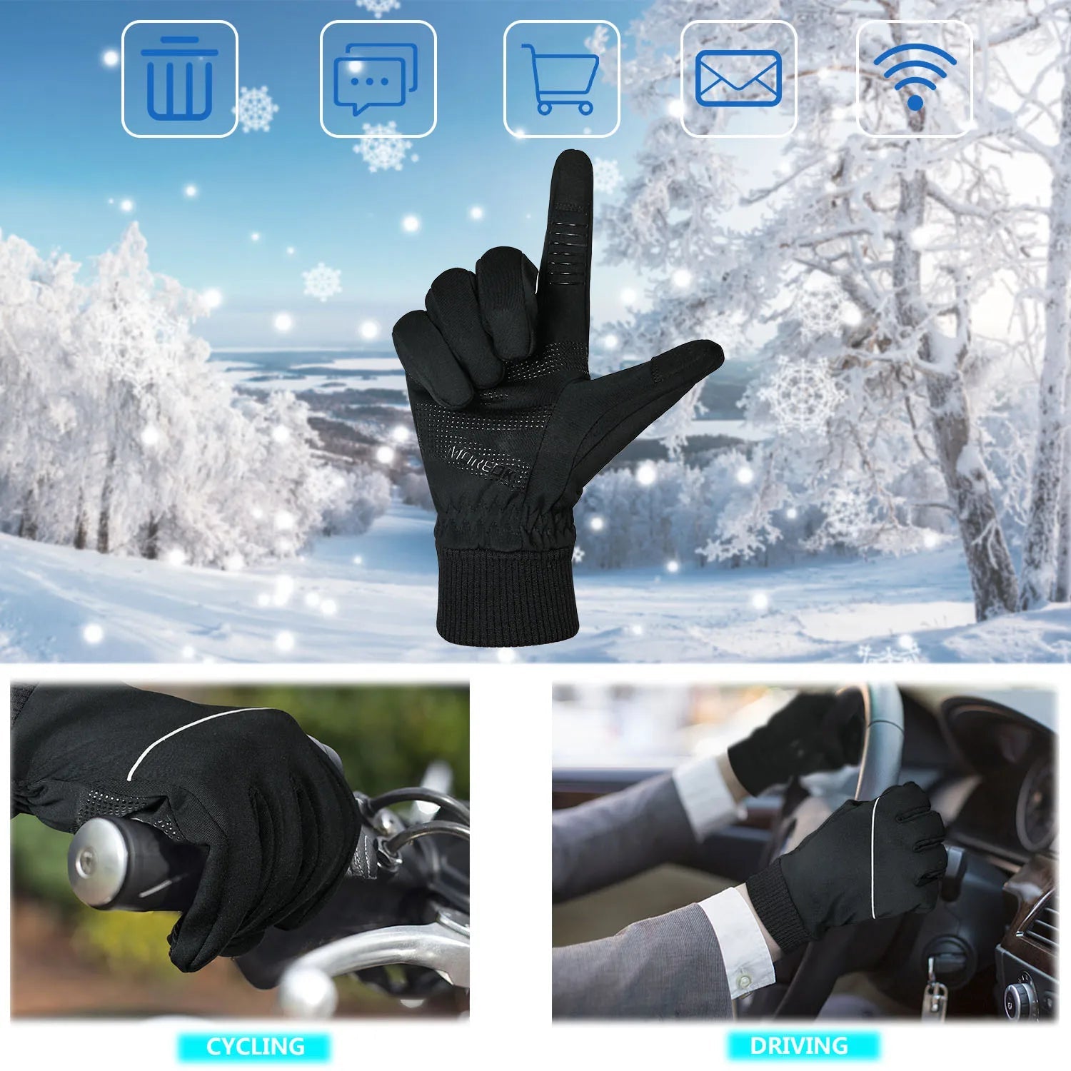 SportyTech Handschuhe | WindShield-Thermohandschuhe