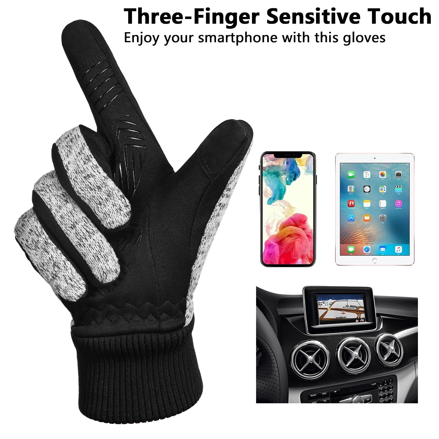 Intelligente Handschuhe | Atmungsaktive Touchscreen-Fahrradhandschuhe