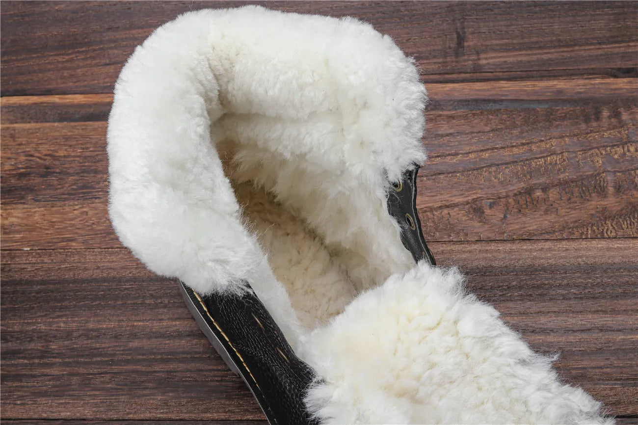 Winterstiefel aus Leder | Mit herrlich warmem Wollfutter