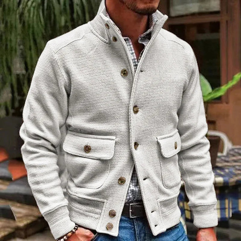 Sander Weste | Trendiger Cardigan mit praktischen Taschen