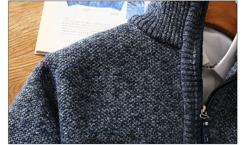 Bart Pullover | Wolle Pullover mit halbem Reißverschluss