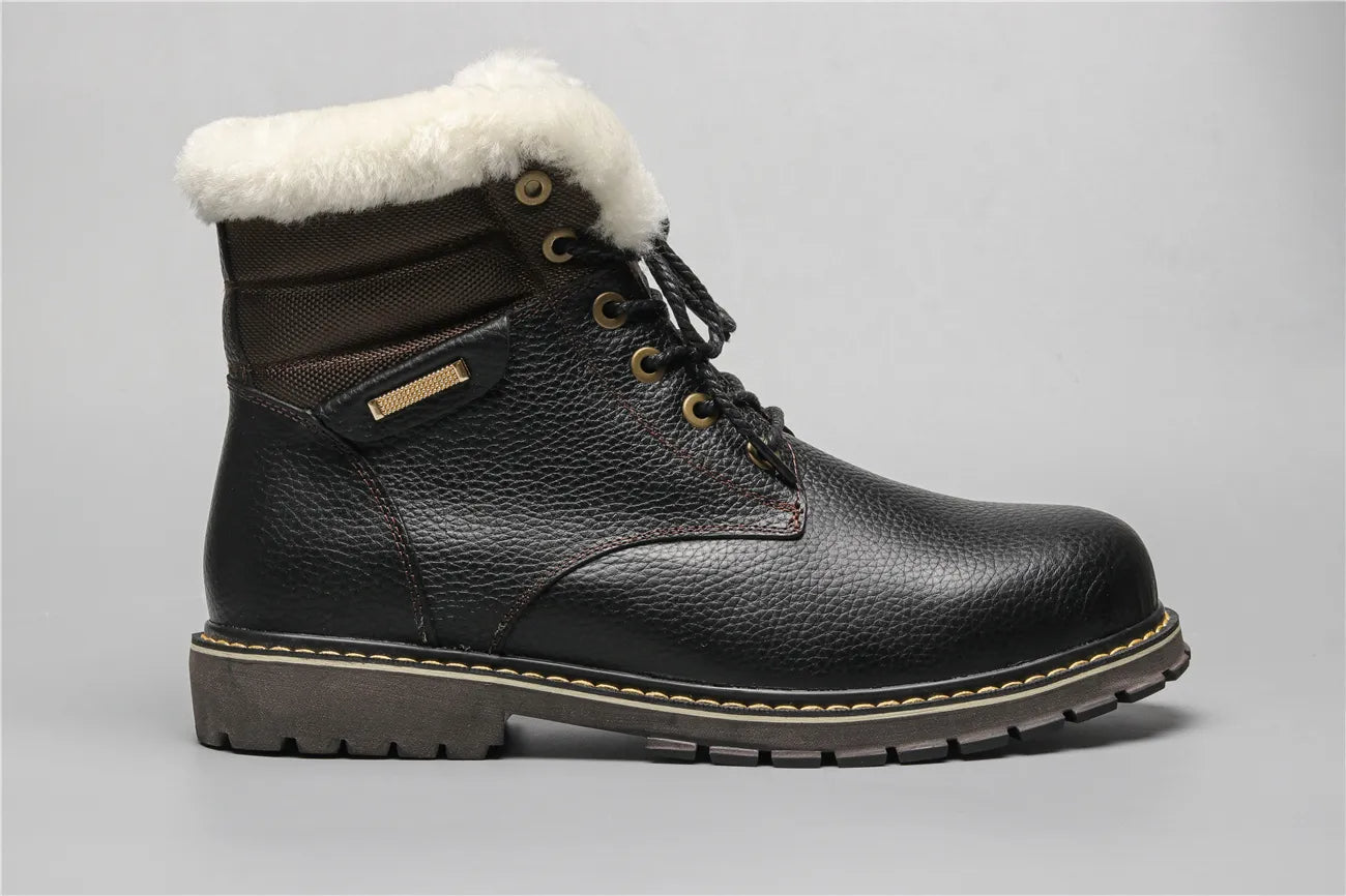 Winterstiefel aus Leder | Mit herrlich warmem Wollfutter