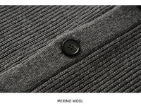 Rens Strickjacke aus Merinowolle | Geknoteter Cardigan