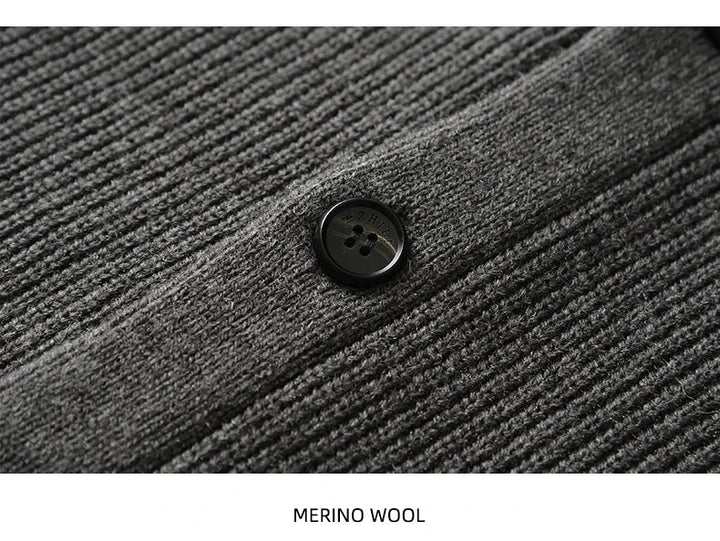 Rens Strickjacke aus Merinowolle | Geknoteter Cardigan