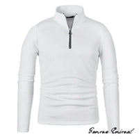 Rollkragenpullover mit Reißverschluss | Dickerer Pullover mit halbem Reißverschluss