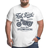 Niek Füll Trottel Motorrad-Top | Plus Größe Vintage-T-Shirt