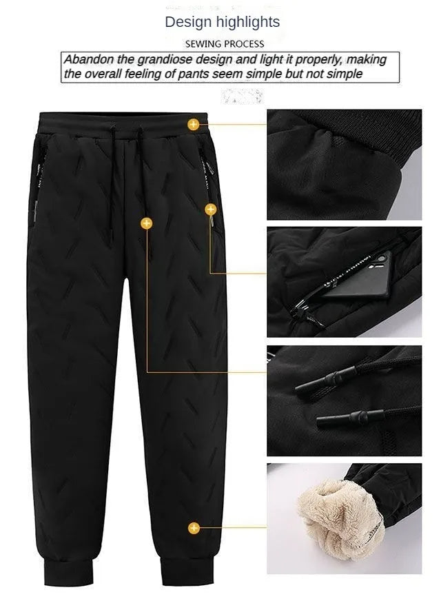Jasper Plus Size Winter Flex Sweatpants | Fleece Sweatpants