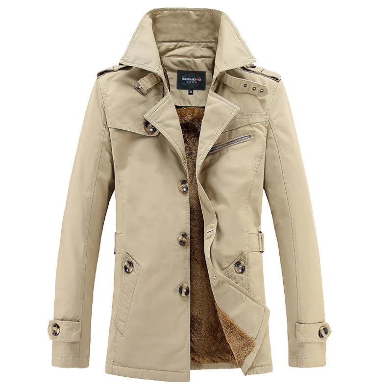 Winter-Trenchcoat | Trendiger warmer Wintermantel