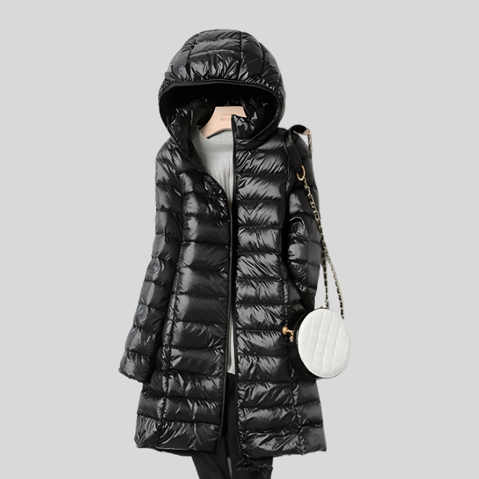 Gigi - Puffy Winterjacke mit Reißverschluss und Seitentaschen