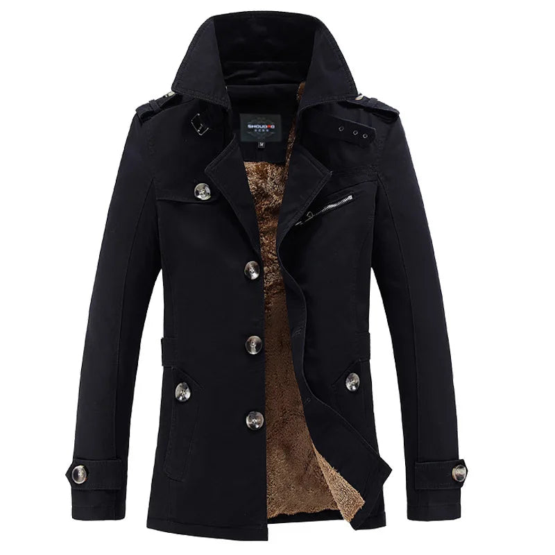 Winter-Trenchcoat | Trendiger warmer Wintermantel