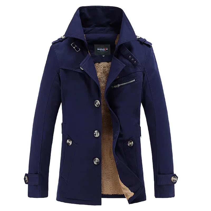 Winter-Trenchcoat | Trendiger warmer Wintermantel