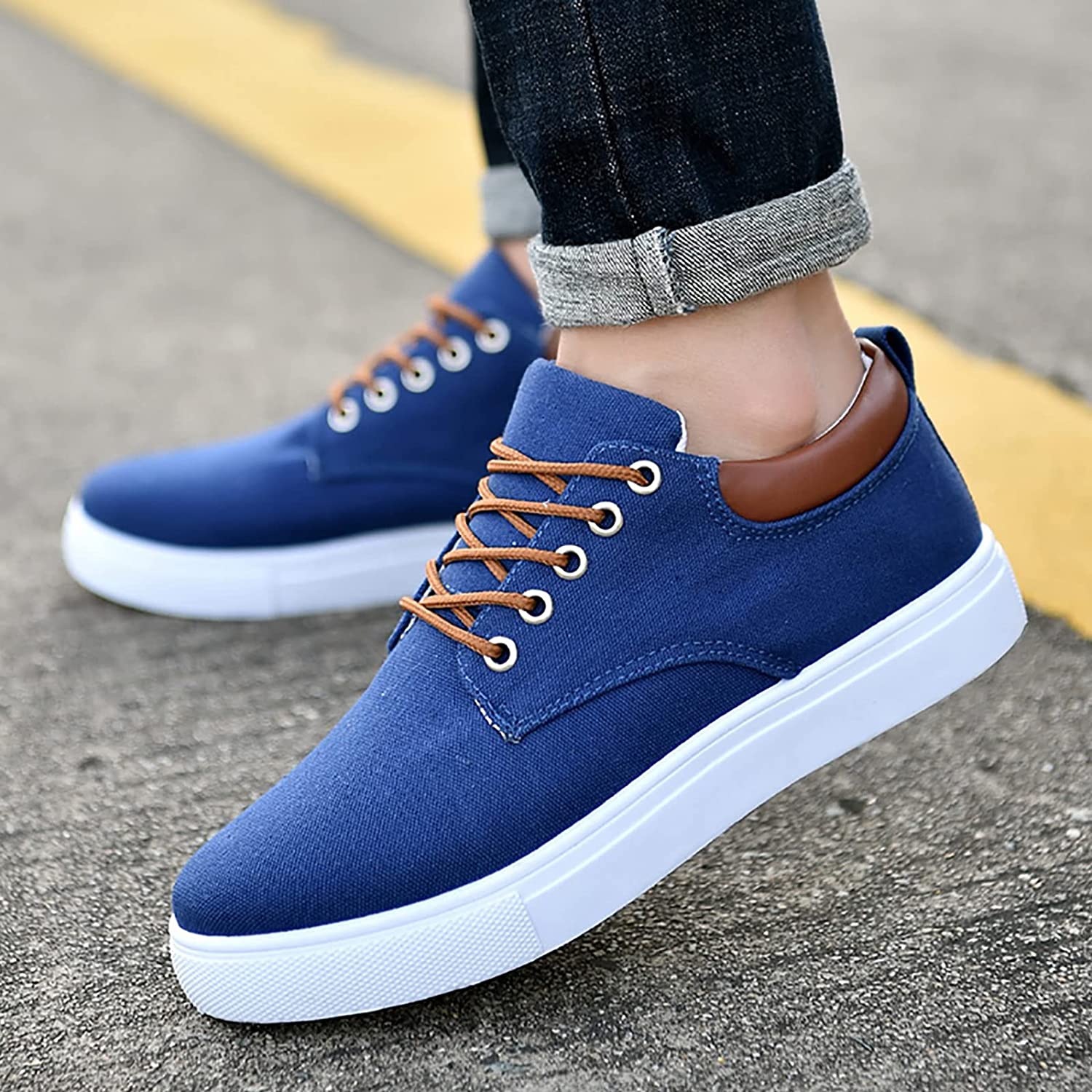 David Sneakers | Coole Herren-Sneaker mit weißer Sohle