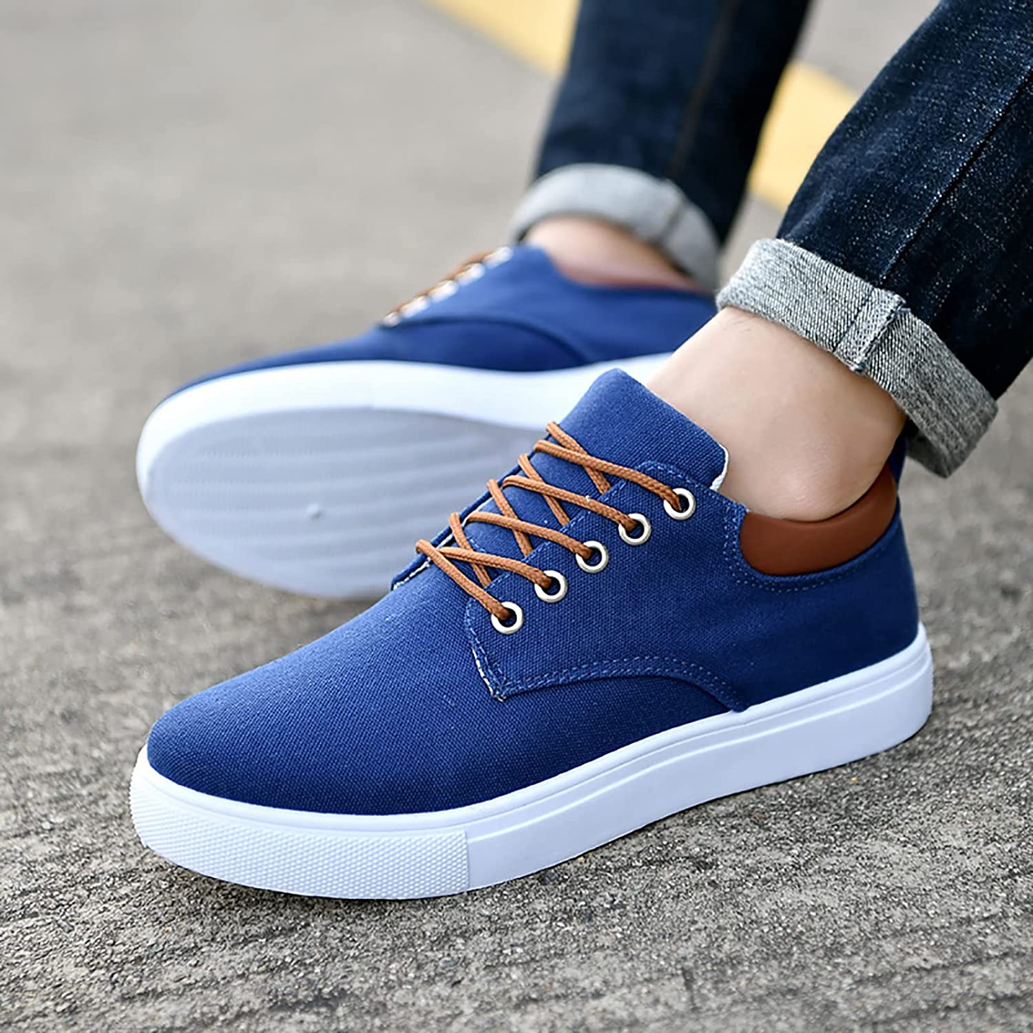 David Sneakers | Coole Herren-Sneaker mit weißer Sohle