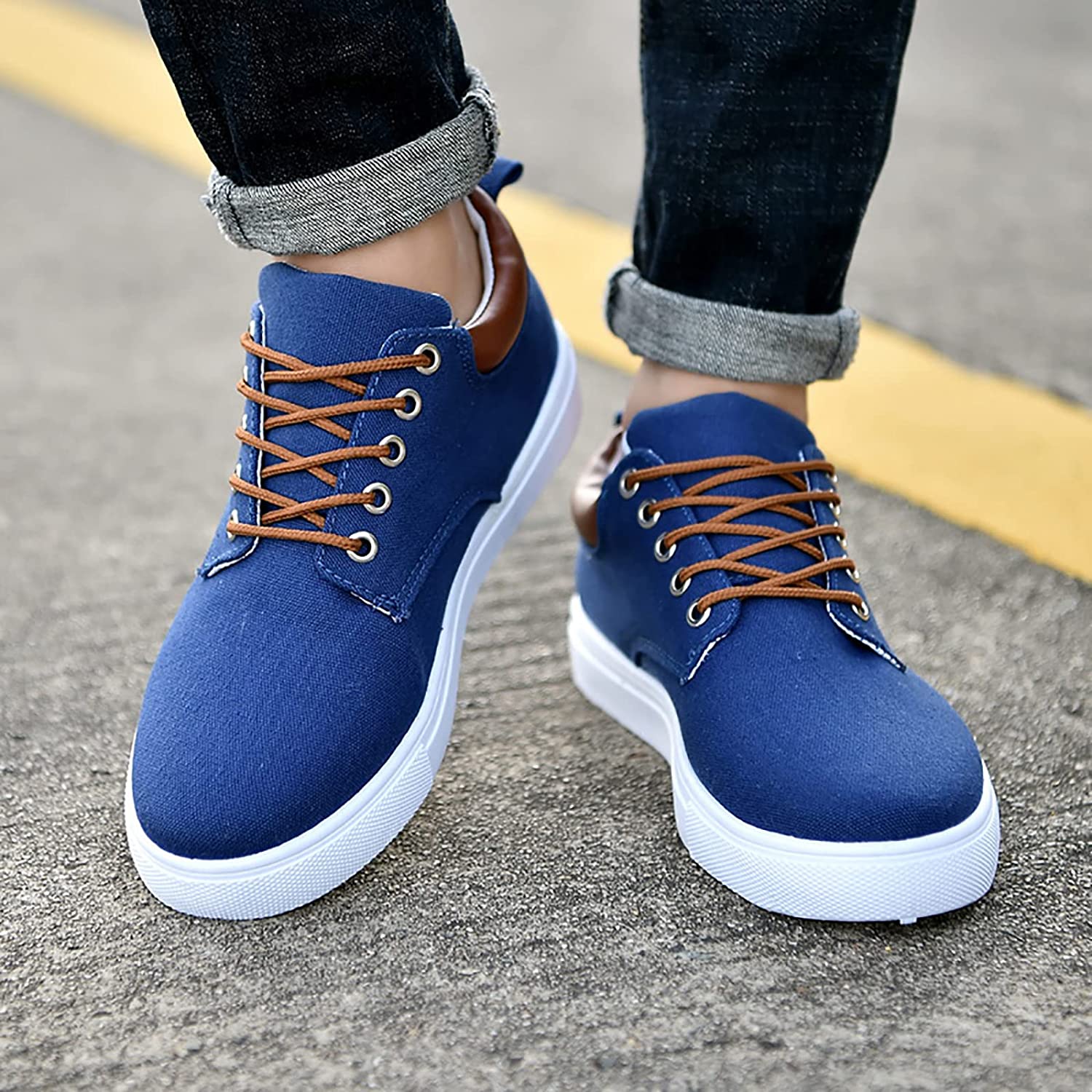 David Sneakers | Coole Herren-Sneaker mit weißer Sohle