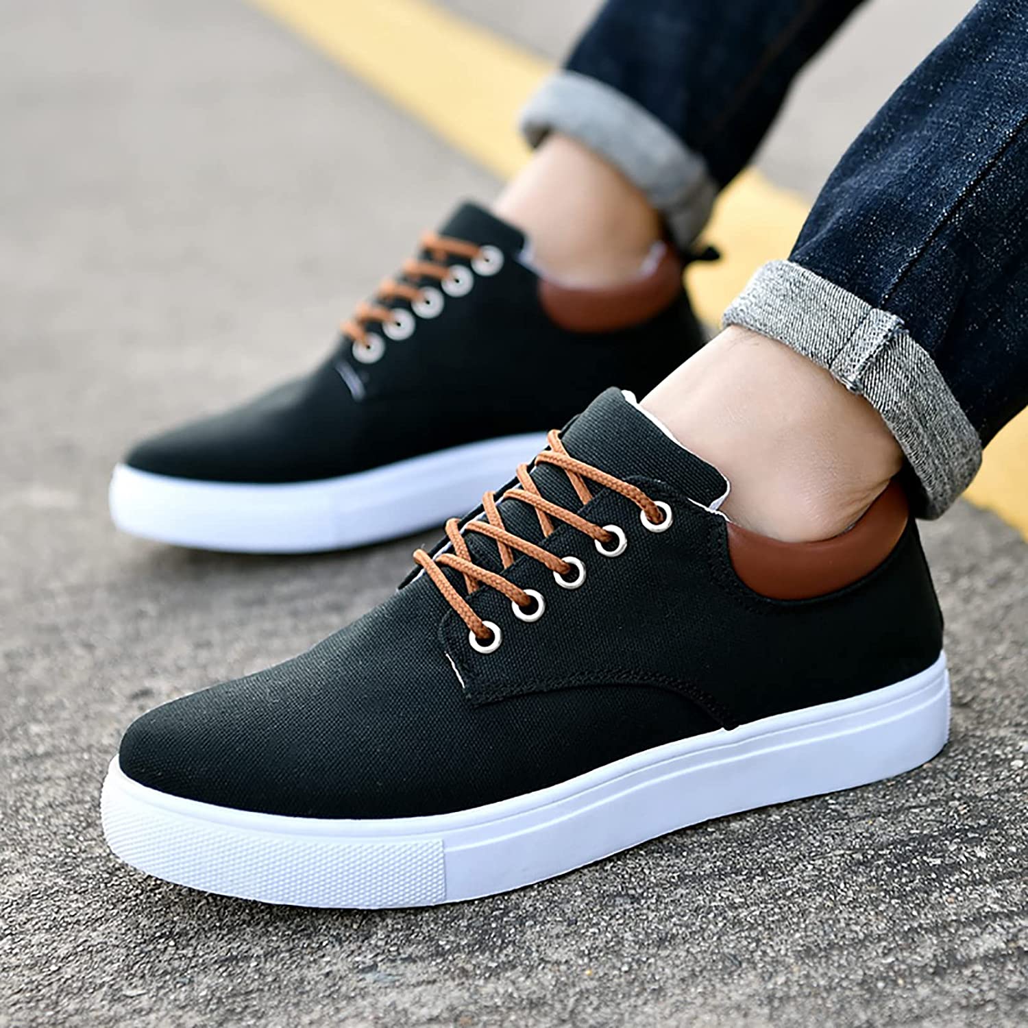 David Sneakers | Coole Herren-Sneaker mit weißer Sohle