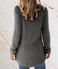 Divisha - Schlichter gut sitzender langer Semi Fury Pullover