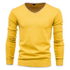 Herrenpullover | Slim-Fit-Pullover mit V-Ausschnitt