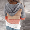 Lydia | Bequemer Patchwork-Pullover mit Kapuze