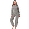 Fleece-Overall mit Ohren