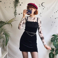 Moonvibe Pullover | Pullover mit transparentem Mesh und besonderem Muster