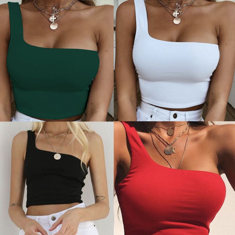 Tara Top | Elegantes, sommerliches Damen-Top mit einem Ärmel