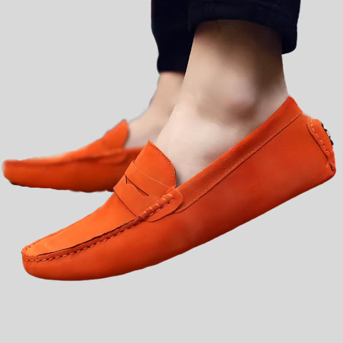 Hayley - Einfache Slip on Schuhe aus Wildleder