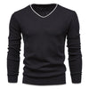 Herrenpullover | Slim-Fit-Pullover mit V-Ausschnitt