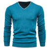 Herrenpullover | Slim-Fit-Pullover mit V-Ausschnitt