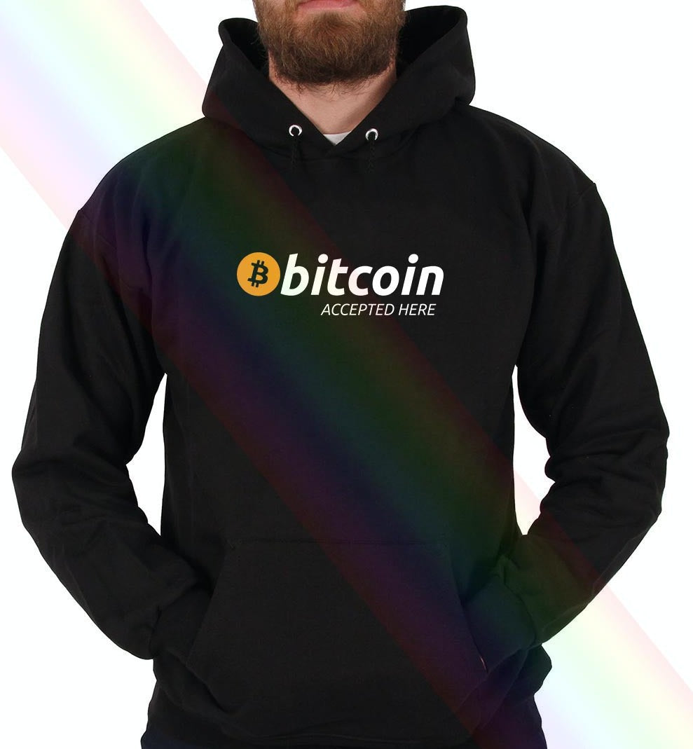 Bitcoin Hoodie™ | Bitcoin wird hier akzeptiert