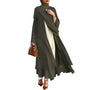 Offene Amina Abaya mit Hijab | Eine schöne und luftige Abaya