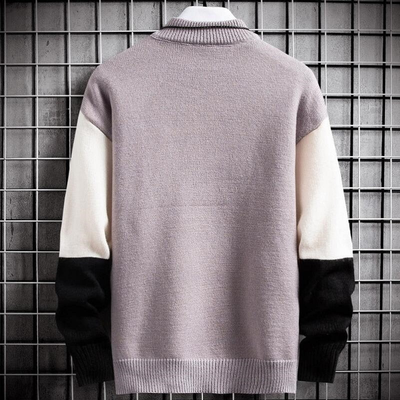 Patchwork-Pullover | Warmer Pullover