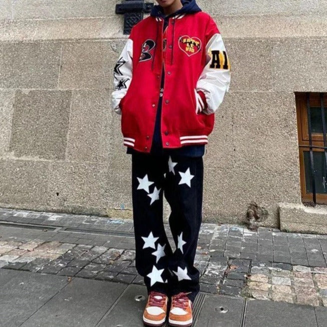 Jacke im amerikanischen Stil | Eine coole Jacke für Männer