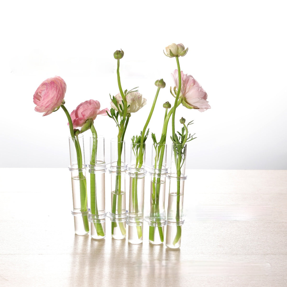 Rosenthal Glow | Glas Vase Tube Set Hängende Blumenhalter