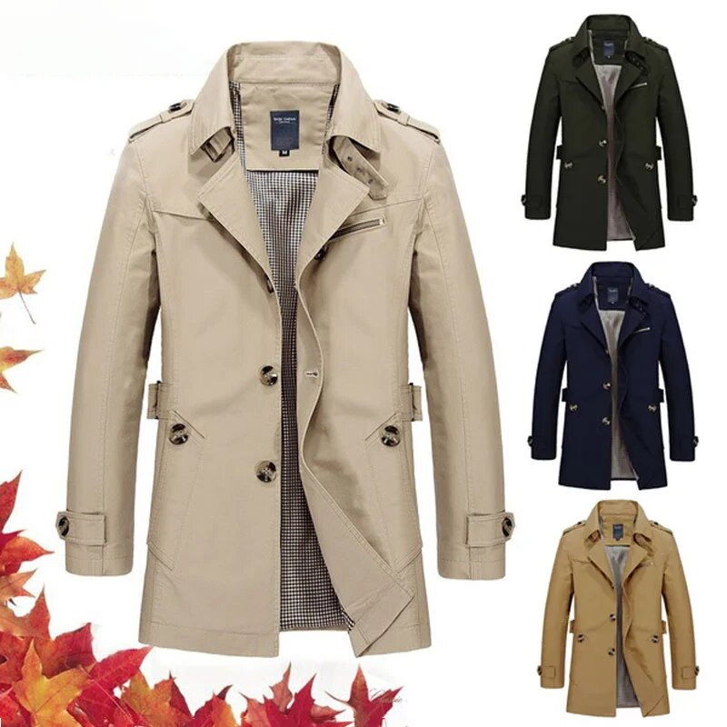 Trenchcoat | Stylischer langer Mantel