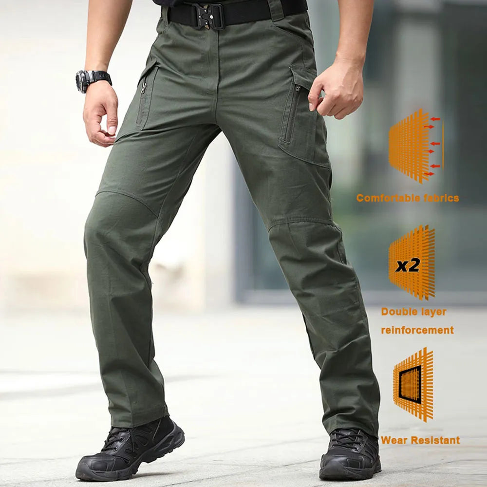 City Cargohose | Mit praktischen Taschen und coolem Armee-Stil