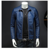 Bikerjacke|Leder-Bomberjacke