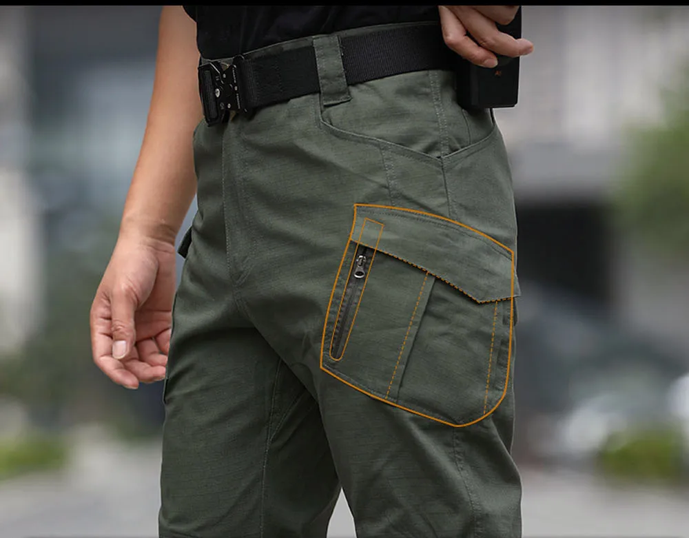 City Cargohose | Mit praktischen Taschen und coolem Armee-Stil