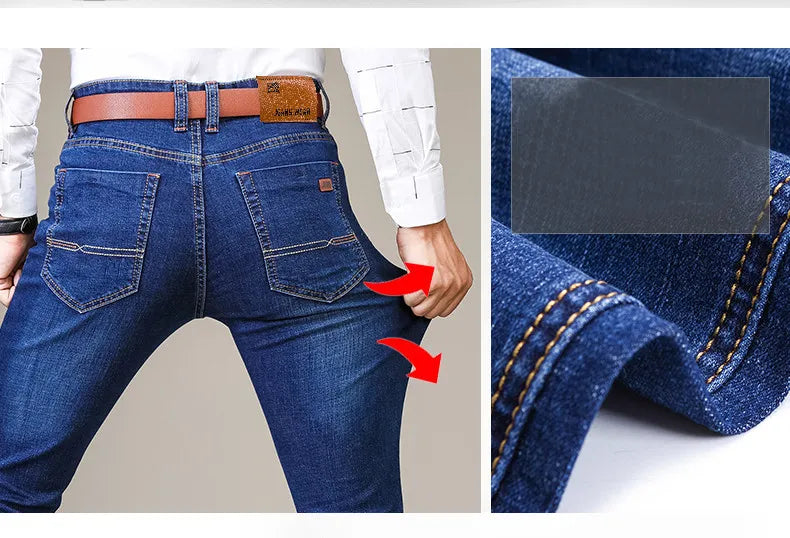 Jeans | Gerade geschnittene, lässige Stretchjeans