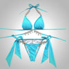 Kristall-Diamant-Bikini