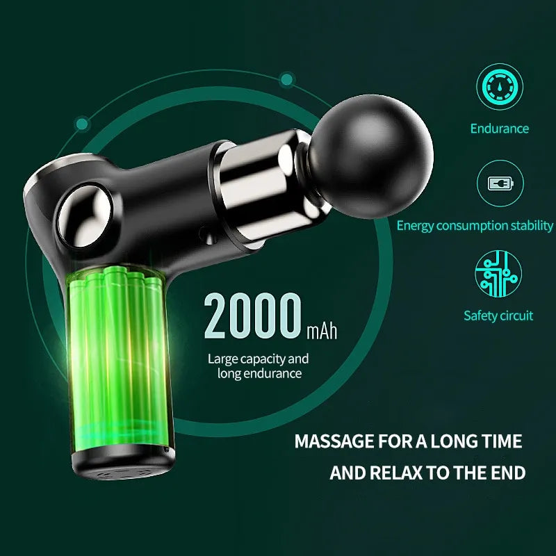 Massagepistole | Tragbares Pistolen-Vibrationsmassagegerät