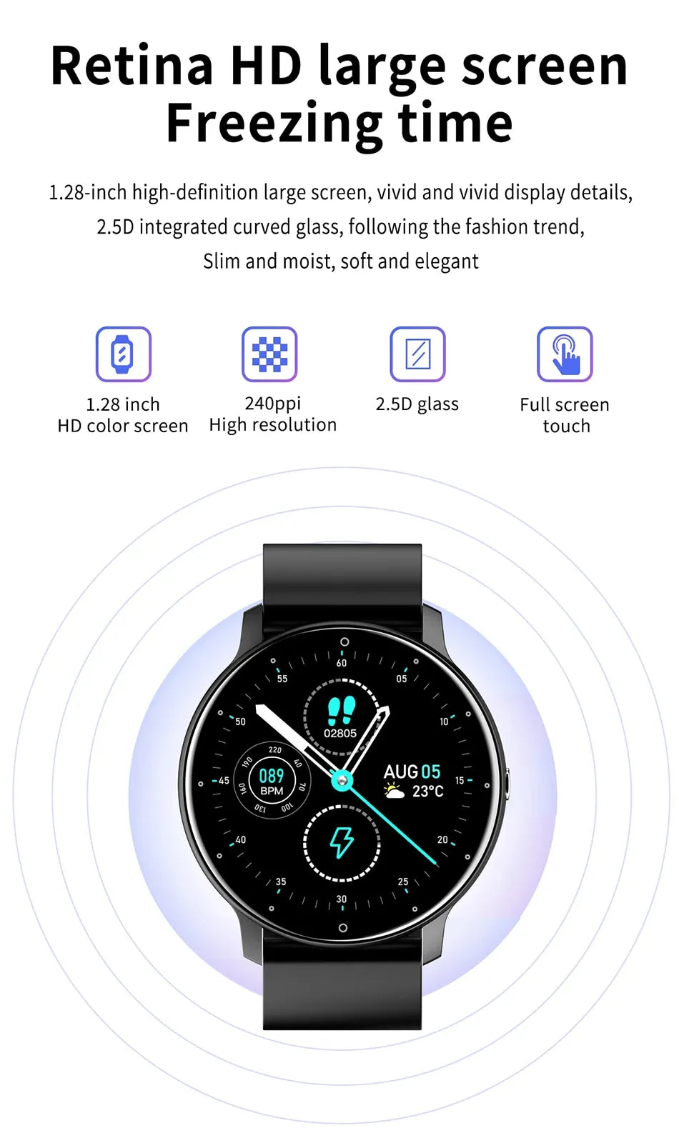 Sport Smartwatch | Verfolgen Sie Ihre Leistung überall und jederzeit!