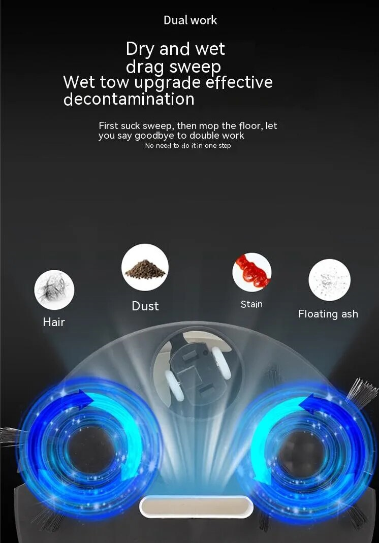 Mini-Roboterstaubsauger | Intelligente All-in-One-Maschine