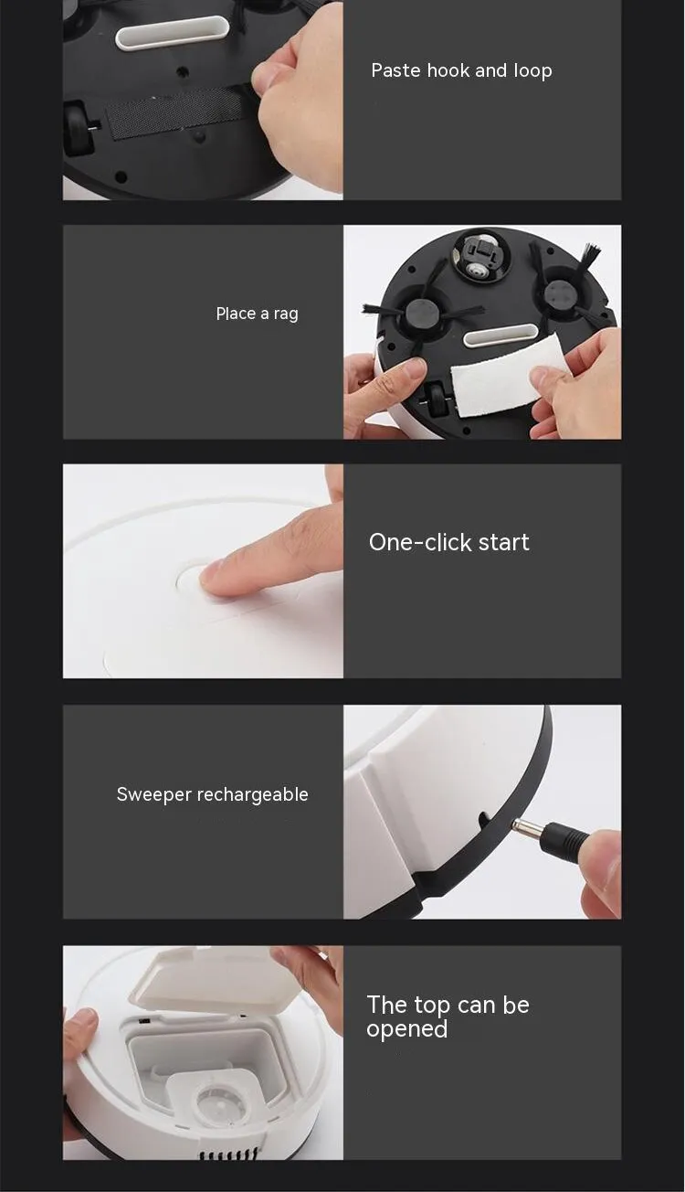 Mini-Roboterstaubsauger | Intelligente All-in-One-Maschine